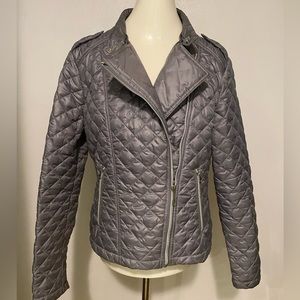 Kenneth Cole New York Quilted Moto Jacket